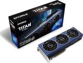 Sparkle Intel Arc A750 Titan OC Grafikkort med 8GB GDDR6 og 3x DisplayPort