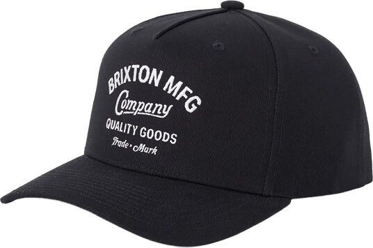 Brixton Stratton Snapback - Black - ONE SIZE