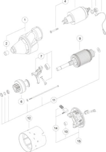 Starter MAHLE MS 414