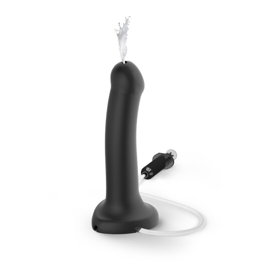 SEMI-REALISTIC CUM DILDO LARGE - Svart