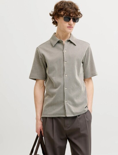 Jack & Jones Jprblanoah Ss Shirt Styd Ss26 Cream S Jack & Jones Jprblanoah Ss Shirt Styd Ss26 Cream S