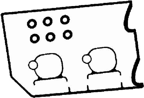 BGA RK4377 Tetningssett, topplokkdeksel