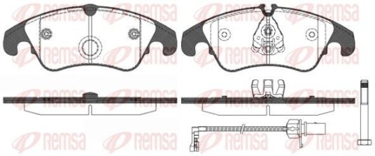 Bremseklosser REMSA 1304.31 Bremseklosser REMSA 1304.31