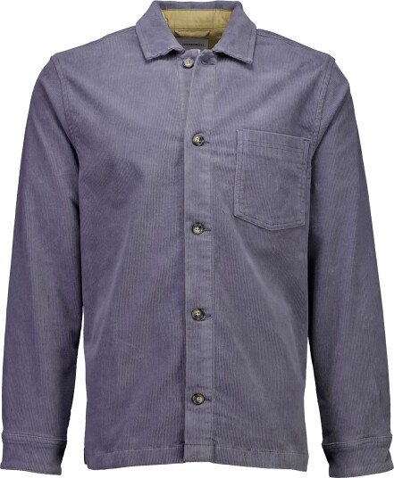 Lindbergh Superflex Corduroy Overshirt   BLUE GREY   XL