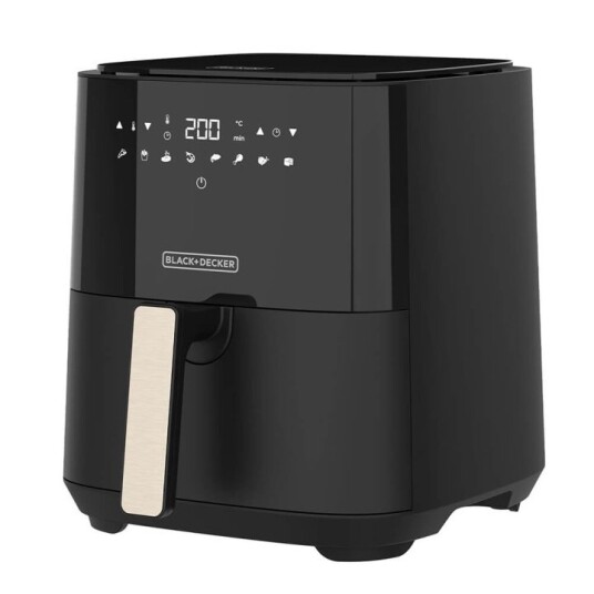 BLACK+DECKER BXAF5000E Stor Airfryer 5L 1450W Svart BLACK+DECKER BXAF5000E Stor Airfryer 5L 1450W Svart