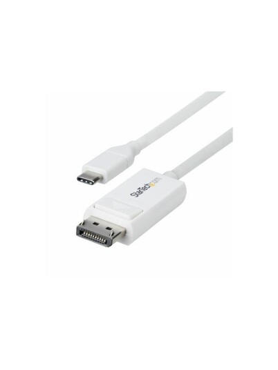 StarTech.com 6.6ft 2m USB C to DisplayPort 1.2 Cable Bidirectional DisplayPort cable 24 pin USB-C to DisplayPort 1.9 m