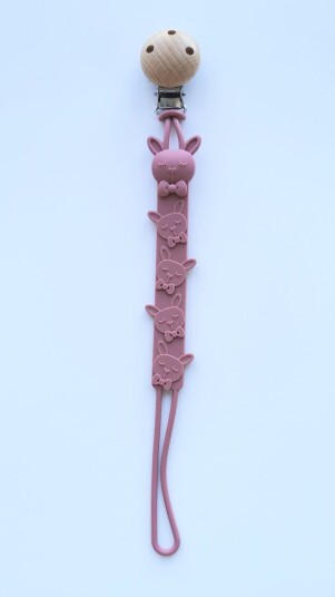Snoggen Smokkholder Silikon Mørk Rosa