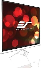 Elite Tripod Series T113nws1 - Projeksjonsskjerm Med Tripod - 113" (287 Cm) - 1:1 - Matte White - Hvit