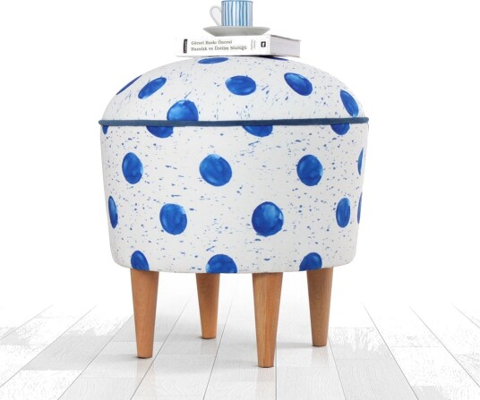 Greysen Sittepuff 43 cm Flerfarget