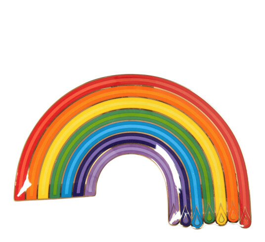 Jonathan Adler Dripping Rainbow fat regnbuefarget