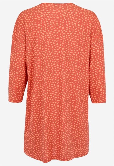 Jerseytunika med krøllet detalj