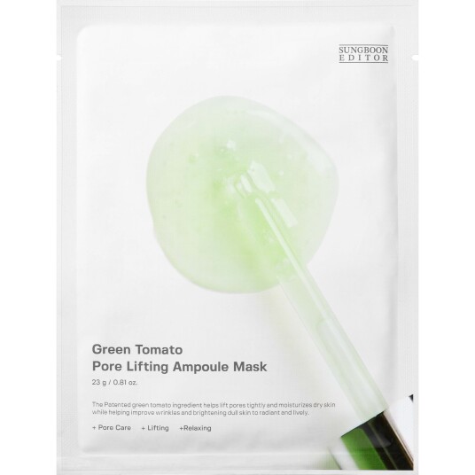Sungboon Editor Green Tomato Pore Lifting Ampoule Mask 23 g Sungboon Editor Green Tomato Pore Lifting Ampoule Mask 23 g