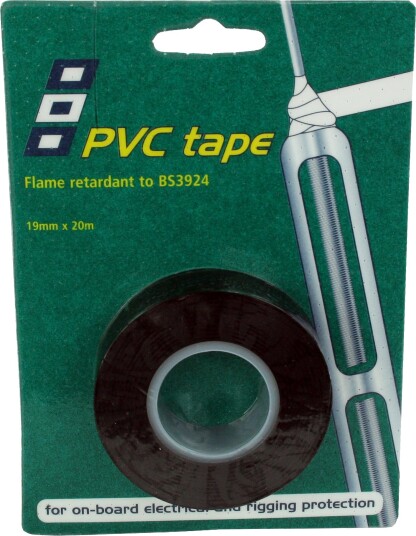 PSP Elektrikertape sort 19 mm 20 m