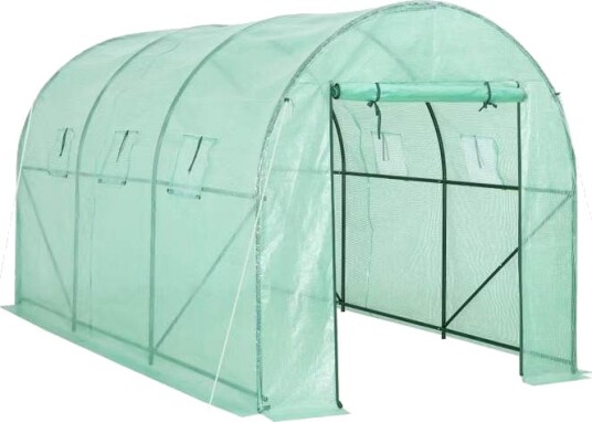 Polytunnel drivhus 115x65ft – Enkel montering værbestandig