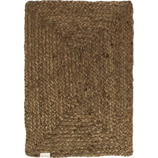 Lama Dekkebrikke Jute Oliven 35x50 cm