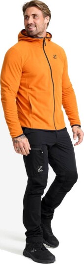 Revolutionrace Hiker Fleece Hoodie Herre Black M Herre Overdeler Fleece & midlayers