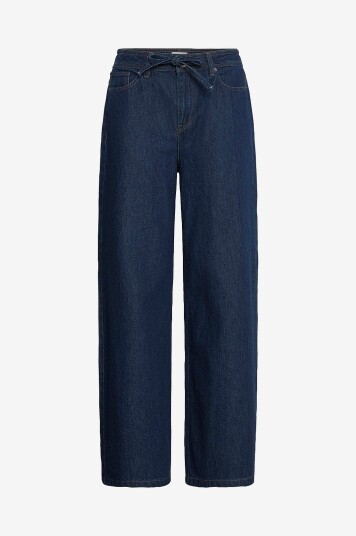 Ichi Jeans ihBerisel Wide PA Blå