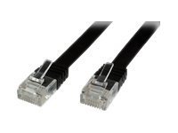 MicroConnect CAT 6 Nettverkskabel 10 m UTP Flat Svart
