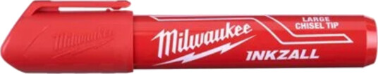 Milwaukee inkzall™ merkepenn med flat tupp l-rød-1 Milwaukee inkzall™ merkepenn med flat tupp l-rød-1