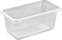 Bakke 1 Rum K2182 1G 860 Ml 179X98x75 Mm Pp Klar Ompak 10 Ps X 50 Stk/Krt,10 Ps X 50 Stk/Krt