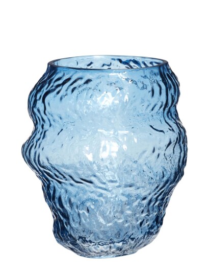 Hübsch Aurora Vase Blue H19.5CM
