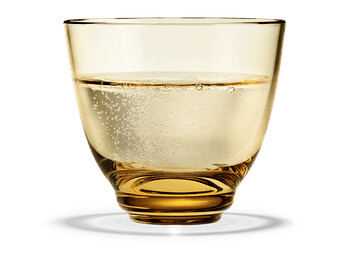 Holmegaard Flow Glass 35 cl Amber