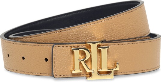 Lauren Ralph Lauren | Logo Reversible Pebbled Leather Belt | S Lauren Ralph Lauren | Logo Reversible Pebbled Leather Belt | S