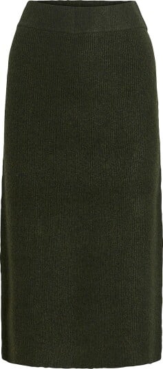 Vila Skjørt viLolo HW Midi Knit Grønn