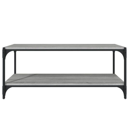 vidaXL TV-benk grå sonoma 100x33x41 cm konstruert tre og stål vidaXL TV-benk grå sonoma 100x33x41 cm konstruert tre og stål