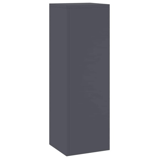  Utendørs Plante Stativ 2 stk Antrasitt 24x24x75 cm Stål