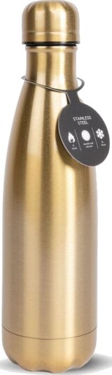 Sagaform Olle Steel Bottle - Gold - 50 cl