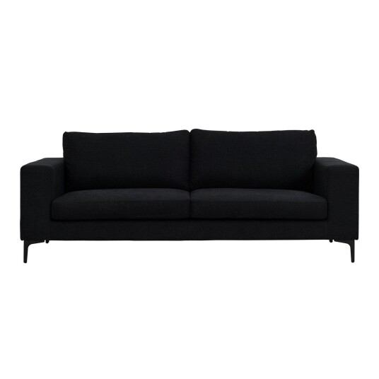 Venture Home Bolero sofa 3 seter svart. 1616153-02-0 1616153-04-0