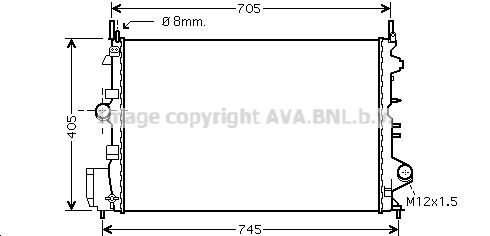 Radiator AVA Clever Choice OLA2462