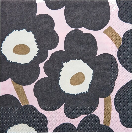 Marimekko by Havi Marimekko Napkin Unikko   Pink   33X33CM