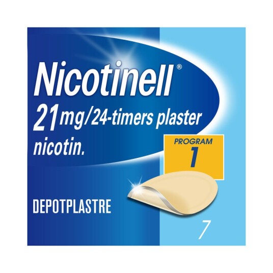 Nicotinell depotplaster 21 mg/24 timer 7 stk Nicotinell depotplaster 21 mg/24 timer 7 stk