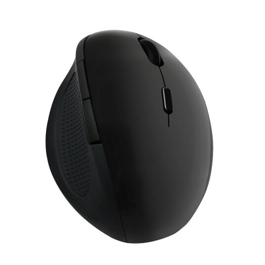 LogiLink Ergonomisk Trådløs Mus 2.4 GHz, 1600 DPI, Sort