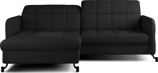 Seksjon Eltap Lorelle 225x160x105 cm Inari 100 Svart Venstre