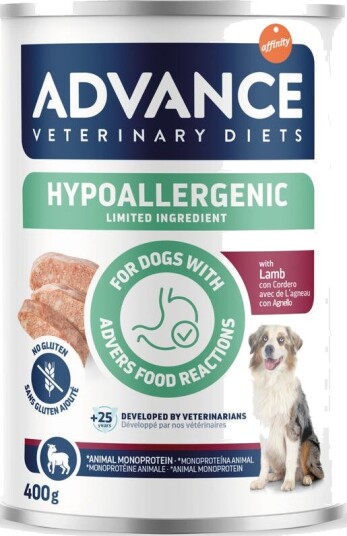 Affinity Advance Veterinary Diets Våtfôr Veterinary Hypoallergenic Diets Lam 400 G