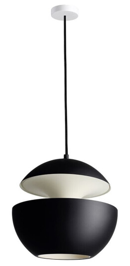 DCW - Here Comes The Sun Pendel Ø350 Svart/Hvit