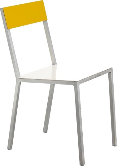 Valerie Objects Alu Spisestol Hvit/ Gul