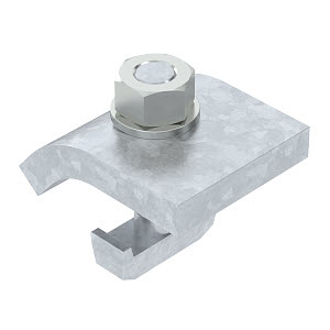10 par Klemvinkel 60x50 Med krokbolt h=5mm KWH 5 FT varmgalvanisert HDG