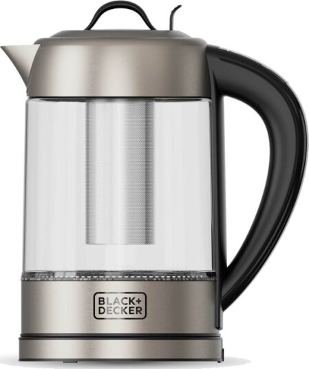 BLACK+DECKER Vannkoker 2400W 1,7L med Te-filter i Glass BLACK+DECKER Vannkoker 2400W 1,7L med Te-filter i Glass