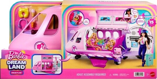 Barbie Dream Land Dream Plane Fly Med Lyd Og Tilbehør