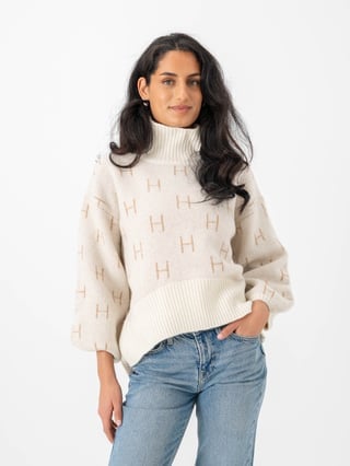 Hést FAM Sweater Short Hvit Hést FAM Sweater Short Hvit