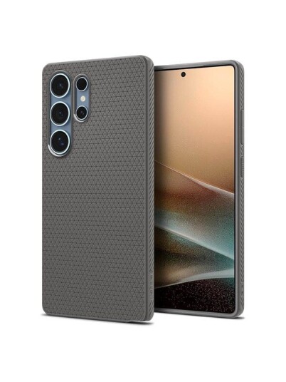 Spigen Liquid Air Mobildeksel for Samsung Galaxy S25 Ultra i Marmorgrå