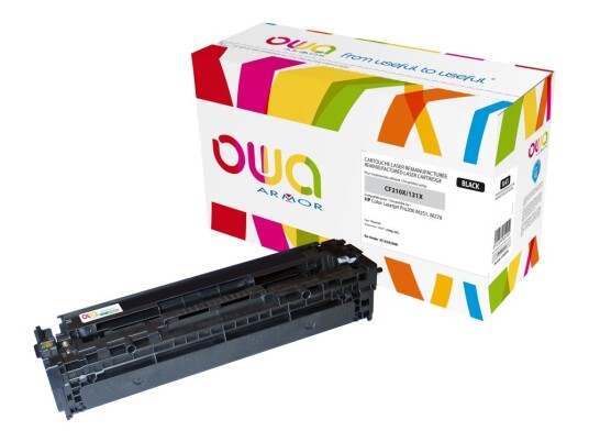 Owa - Svart - Kompatibel - Gjenfabrikert - Tonerpatron Alternativ For: Hp Cf210x - For Hp Laserjet Pro 200 M251n 200 M251nw 200 M276nw Mfp M276n Mfp M276nw