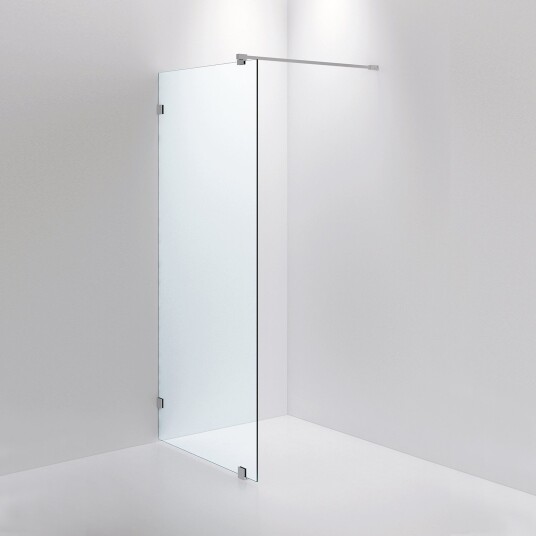 INR Iconic Nordic Rooms Dusjvegg ARC 20 Måltilpasset Krom / Timeless Klart Glass