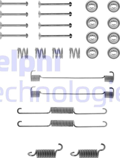 Tilbehørsett bremsesko DELPHI LY1006