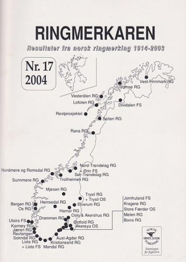 Ringmerkaren nr.17   Sesongen 2003