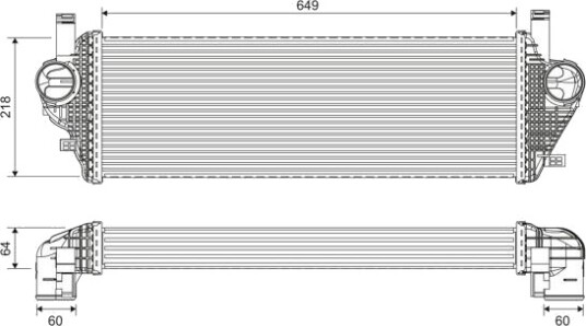 Intercooler VALEO 822903